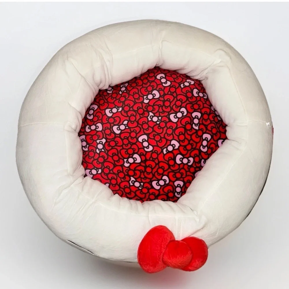 Hello Kitty Sanrio Pet Bolster Bed 20” Jazwares Squishy Washable Removable 2024